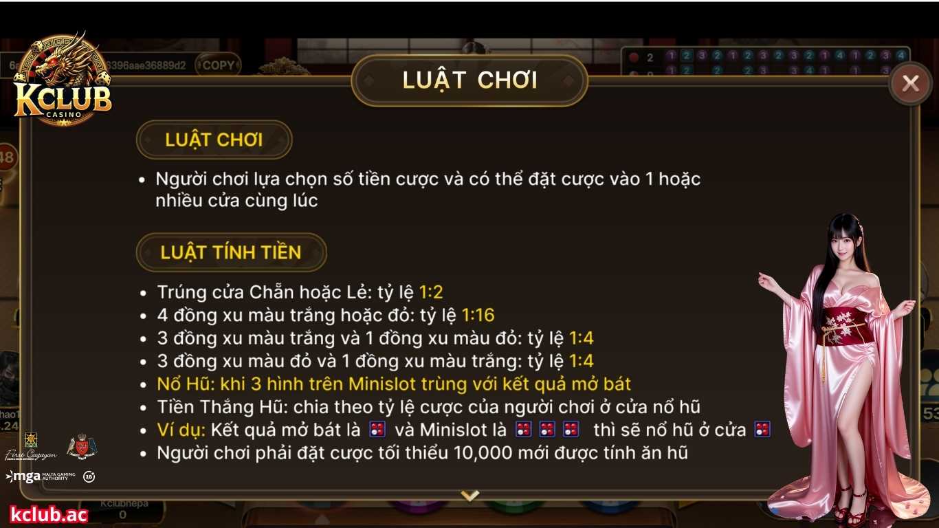 Hướng dẫn cách chơi xóc đĩa Kclub
