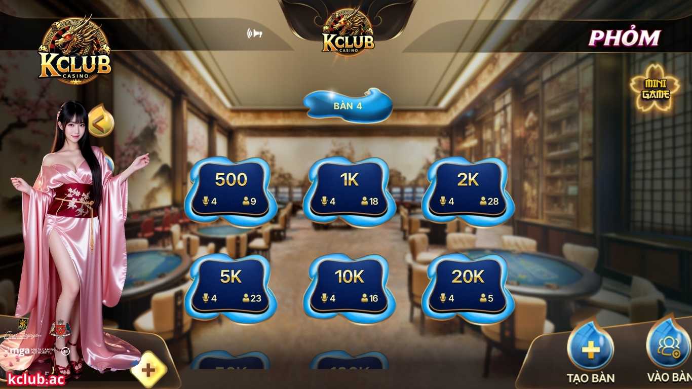 Hướng dẫn tham gia game bài Kclub nhanh chóng