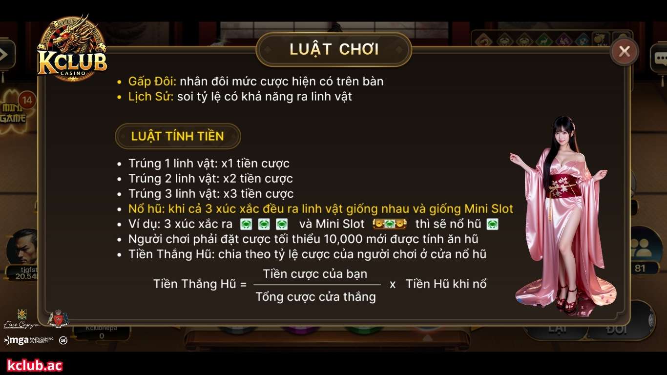 Luật chơi bầu cua Kclub chi tiết nhất Luật chơi bầu cua Kclub chi tiết nhất